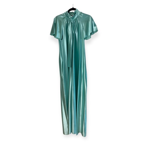 Circa 2000 Other - Vintage Long‎ Nightgown "Circa 2000" Color Aqua Sz Small USA Sexy Elegant Gown